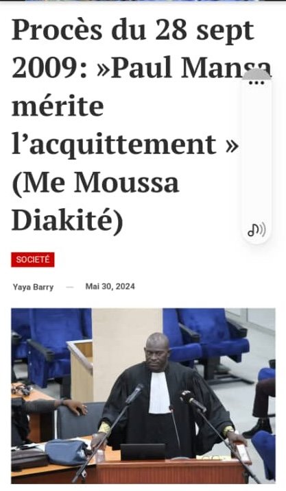 Procès du 28 septembre 2009 · Presse